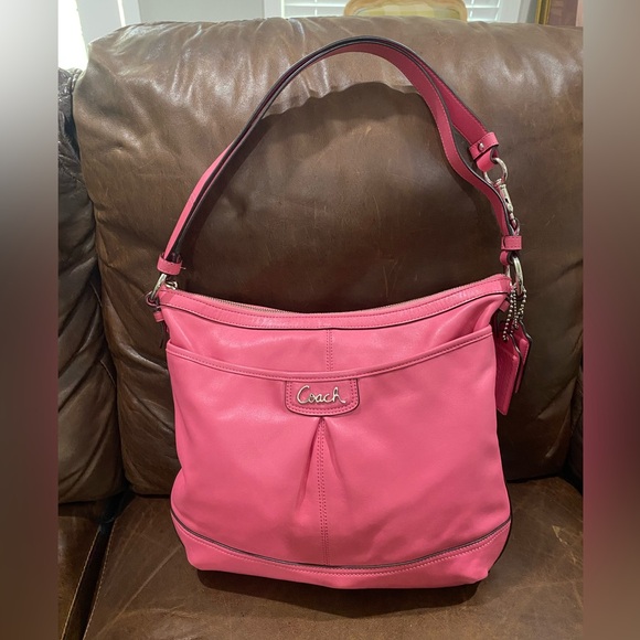 🎄NWOT Coach Park Shoulder Bag Convertible Crossbody Barbie Pink - Picture 2 of 16